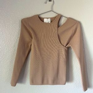Love Bonito Cutout Long sleeve Top (XS) Fits like an XXS